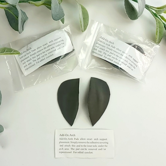 Source Unknown Accessories - Lot of 3- Add On Arch Support/Arch Cookie Peel & Stick
